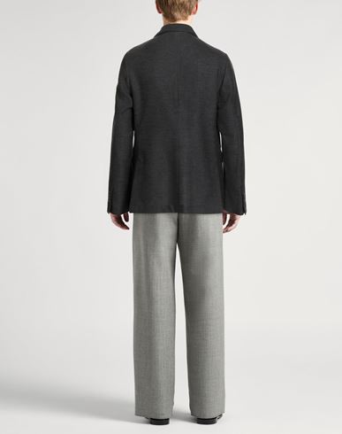 Man Blazer Charcoal Size 40 Wool, Silk, Cashmere