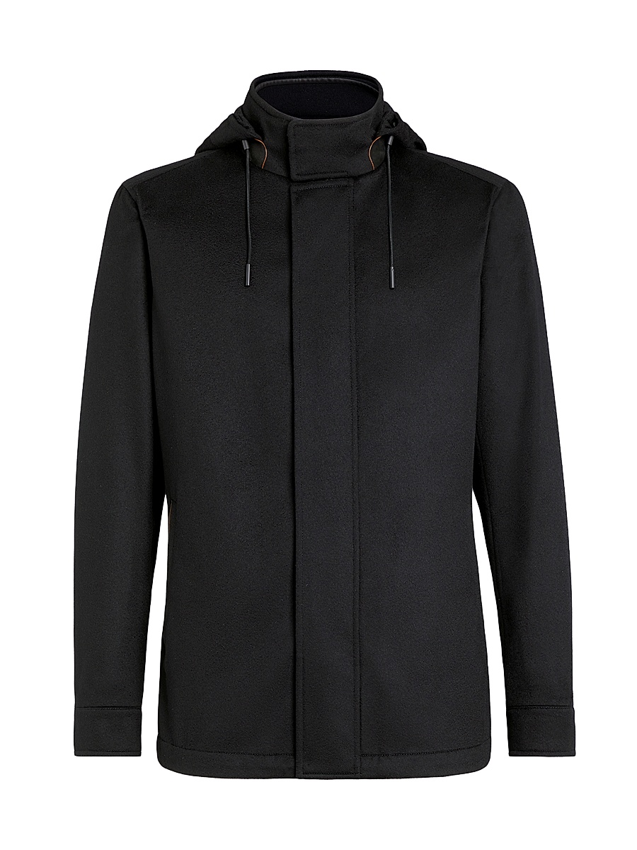 Men's Oasi Cashmere Elements Cima Overjacket - Black