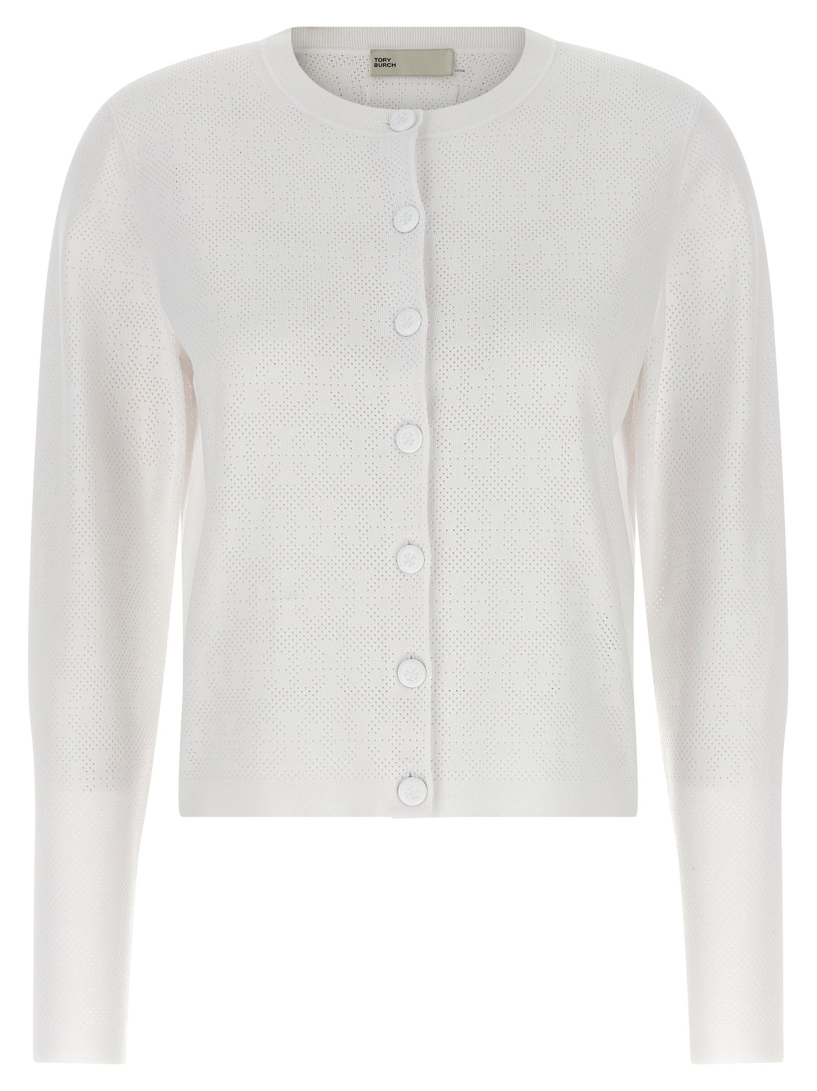 Pointelle Viscose Cardigan