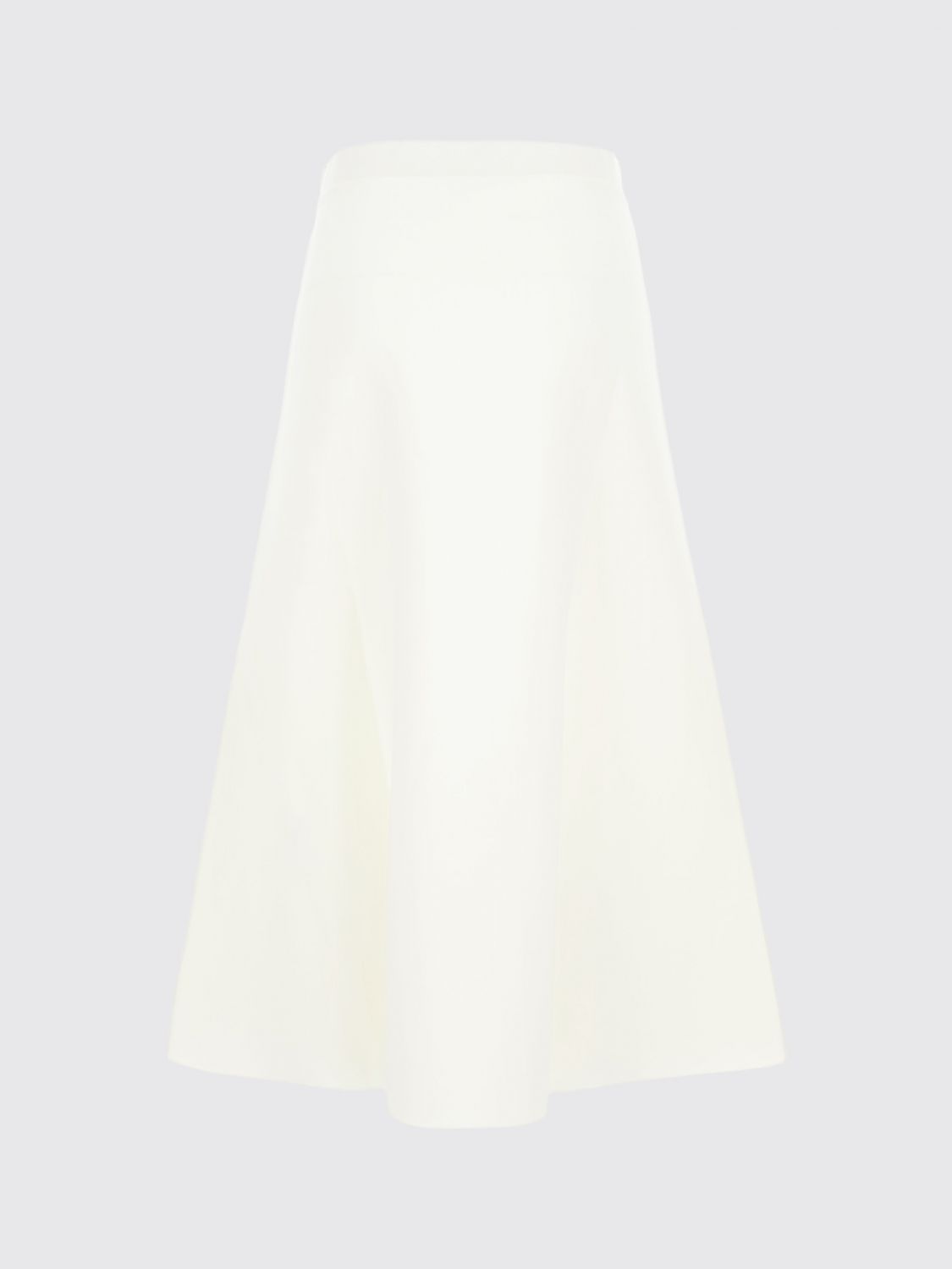 P. A.R. O.S. H. High-Waisted Pure Silk Midi Pencil Skirt with Straight Hem