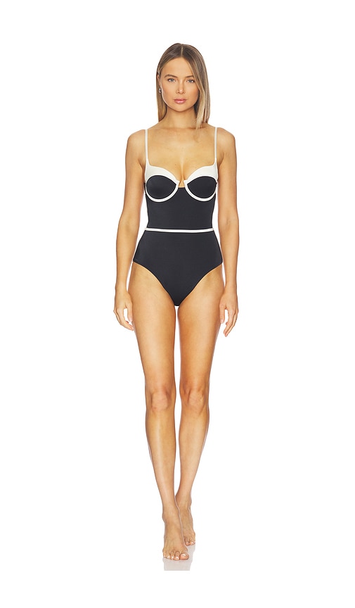 Ancora Kaire One Piece Swimsuit in Black,White. - M also in L