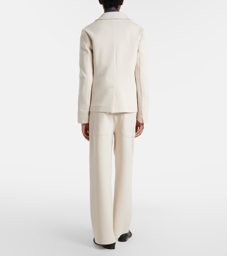 Caucaso cotton-blend wide-leg pants