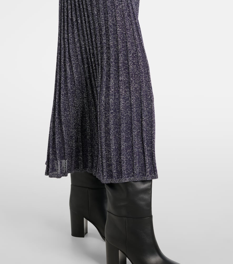 Lurex sweater dress