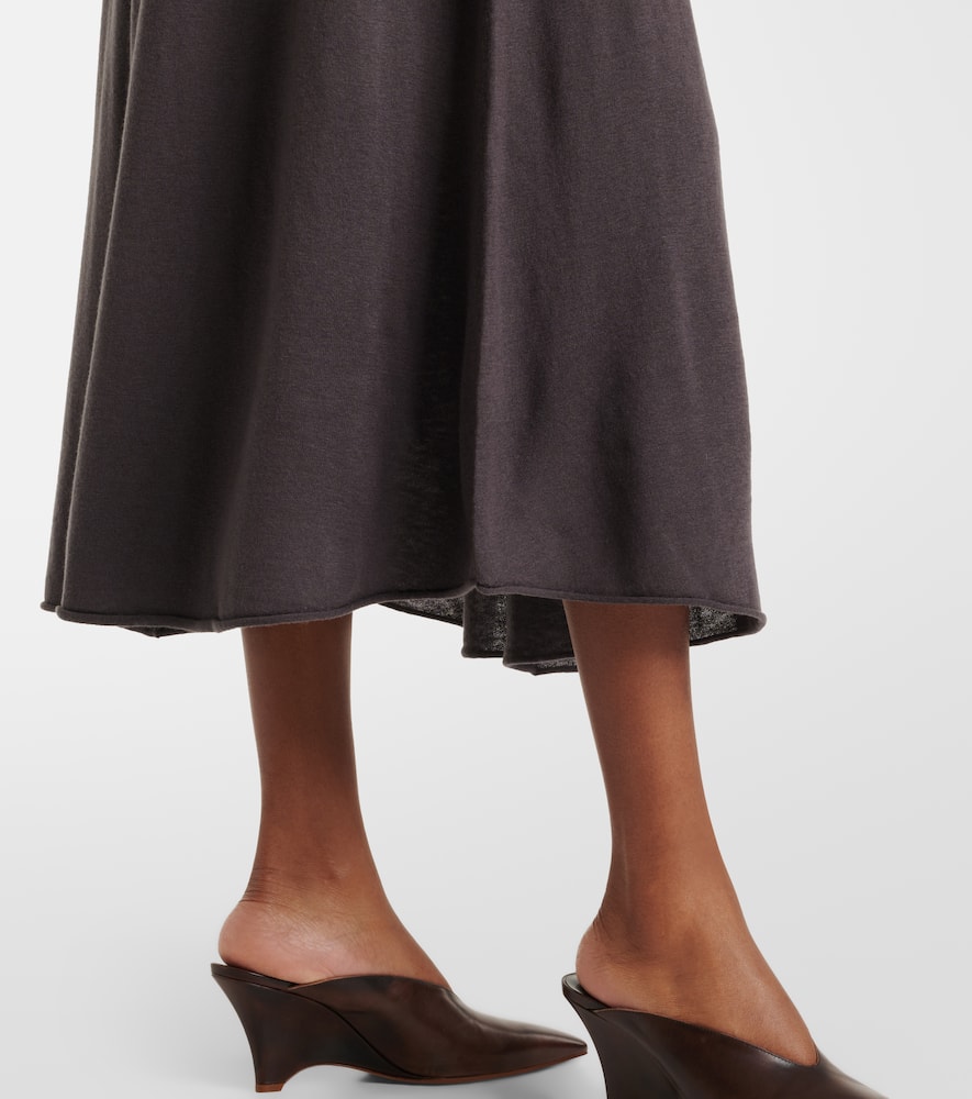 N°470 Seduce wool and cashmere midi skirt