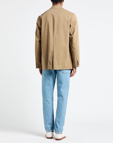 Man Blazer Khaki Size 38 Cotton