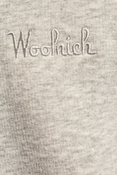 Woolrich Logo Embroidered Crewneck Sweatshirt
