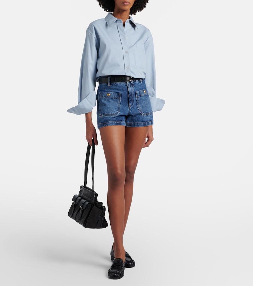 Cruise high-rise denim shorts