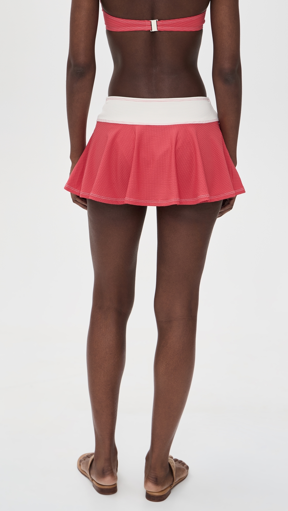 The Malena Skirt Rooftop Red