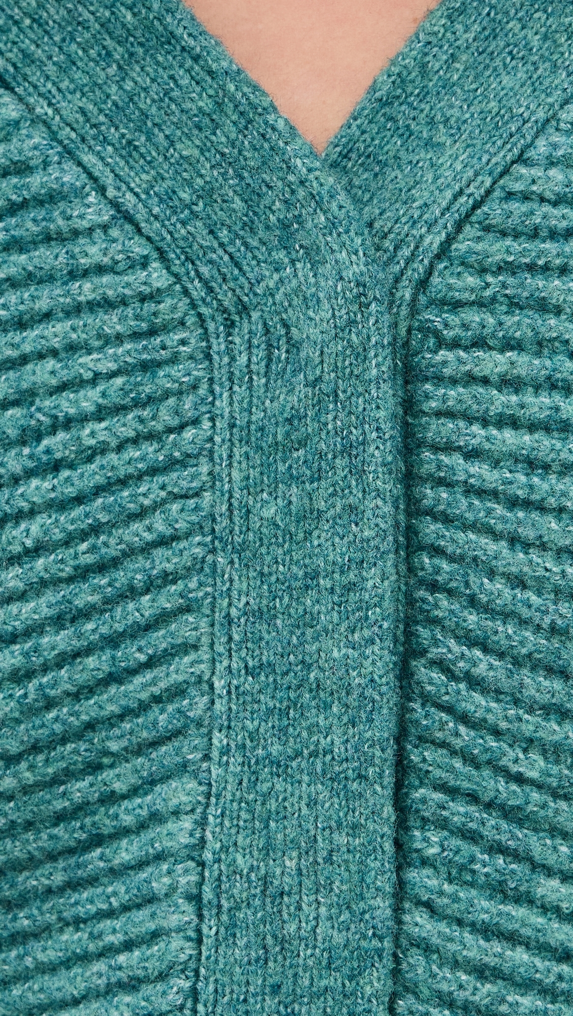 Mira Stitched Cardigan Teal