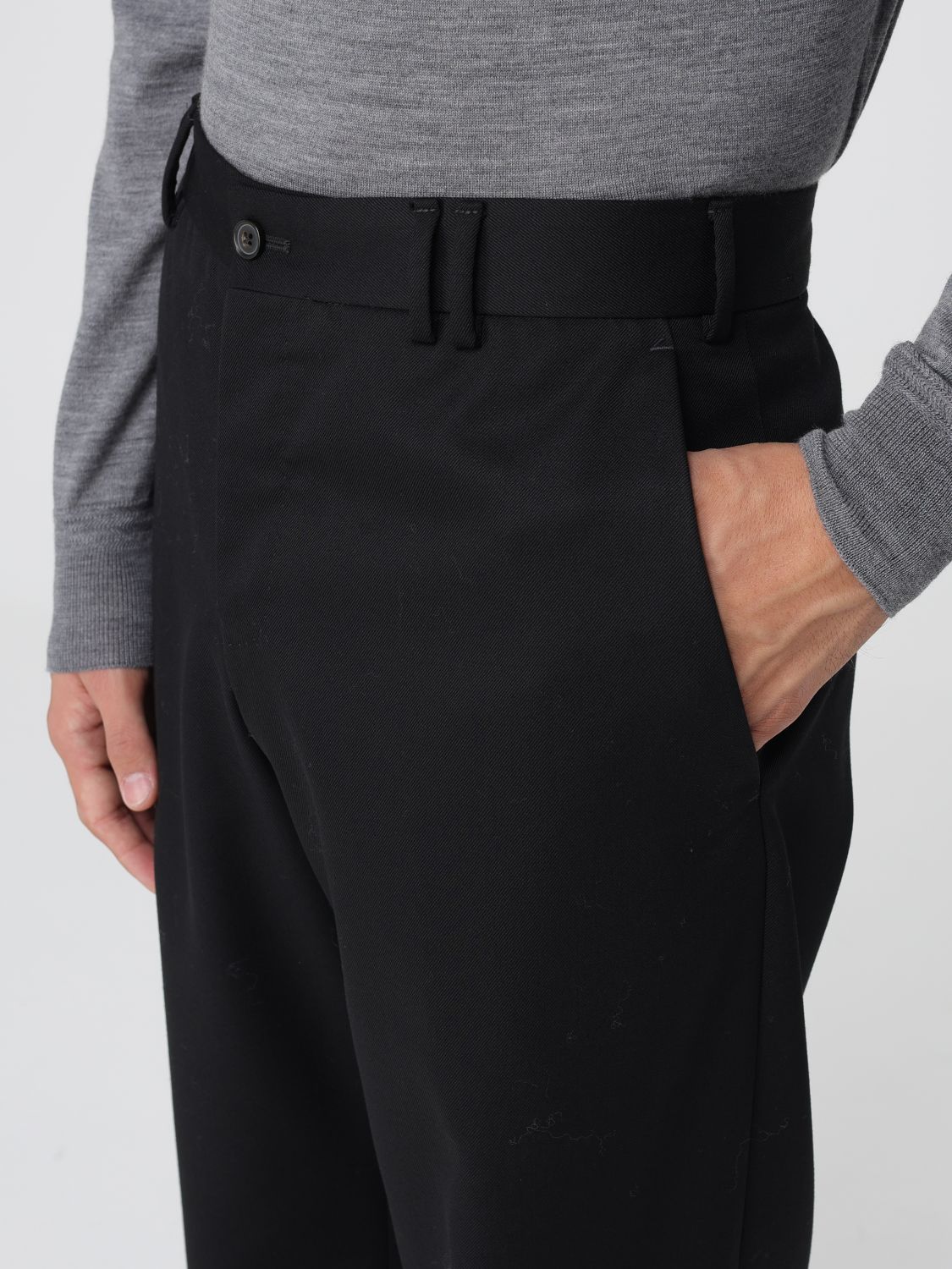 Pants Men color Black