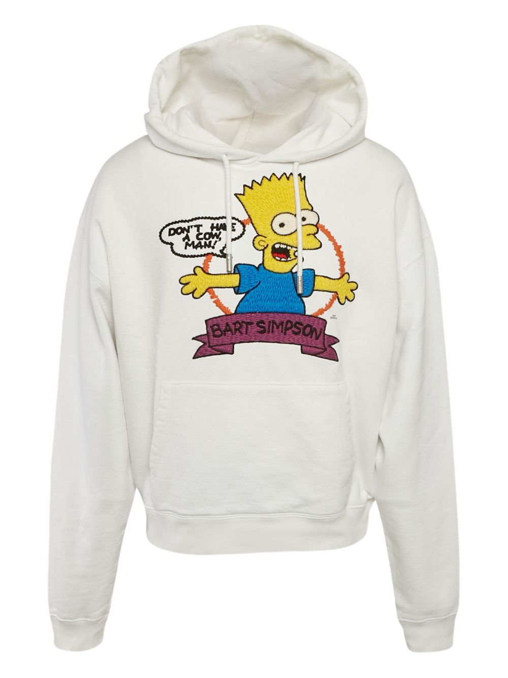 X Simpsons 2013 graphic print hoodie
