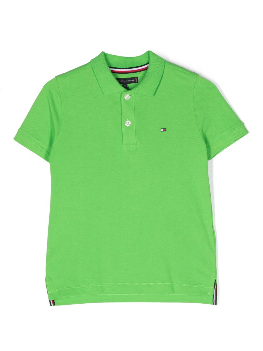 Chest embroidered-logo polo shirt - Green