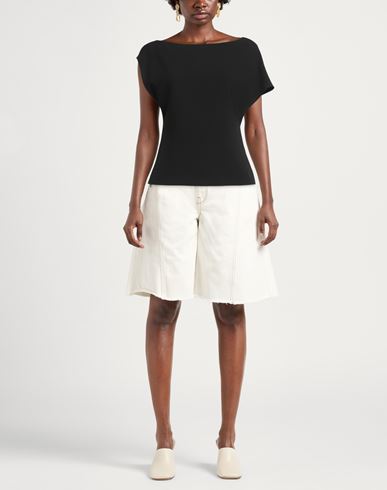 Woman Top Black Size 10 Polyester, Elastane
