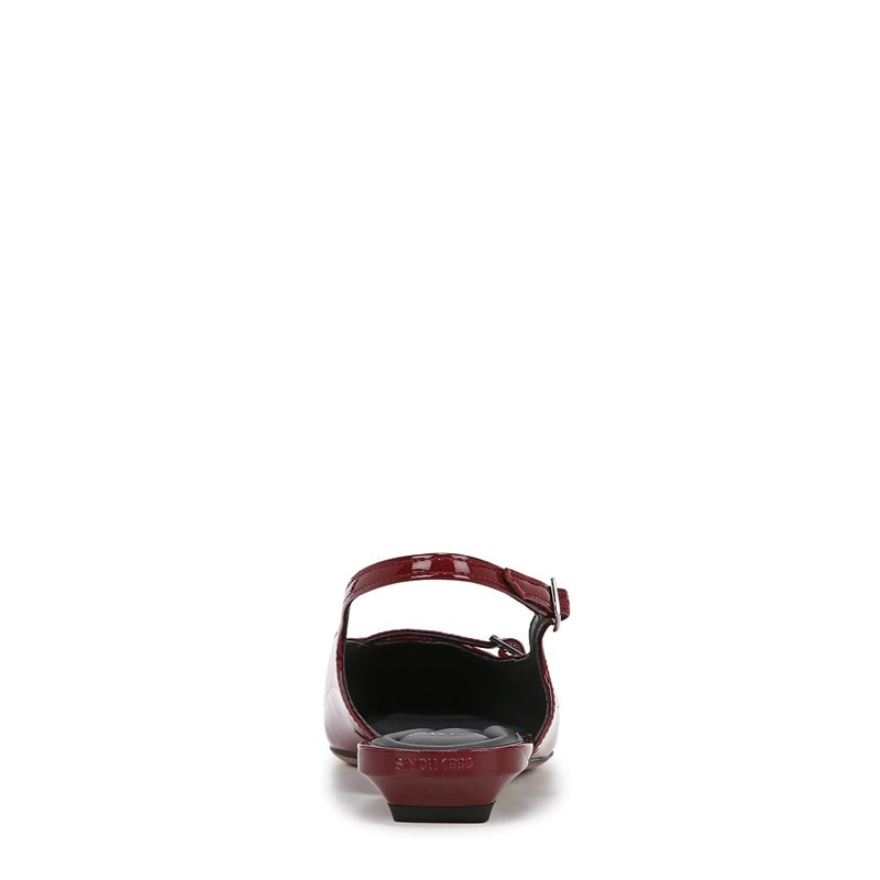 Women's Emma Mary Jane Slingback Shoes (Gothic Red Patent Leather)
