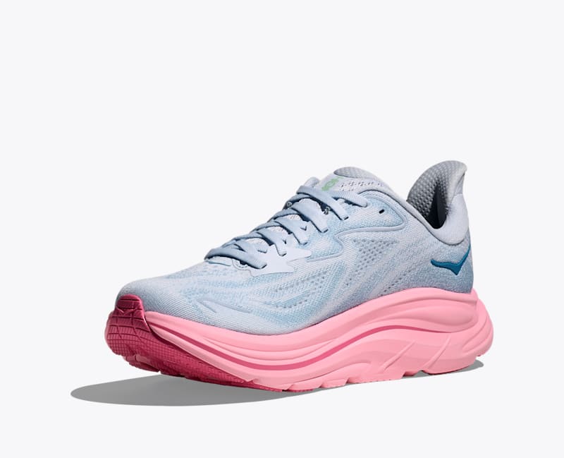 HOKA Women's Clifton 10 Shoes in Overcast/Petal