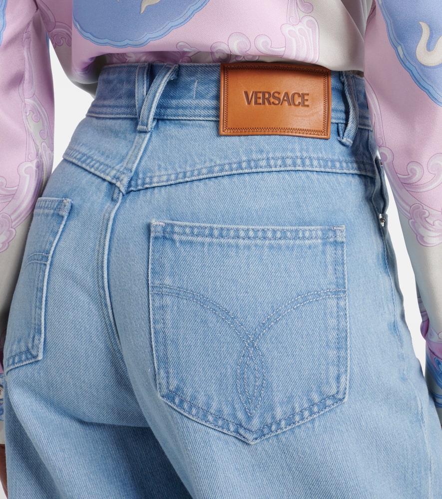 High-rise wide-leg jeans