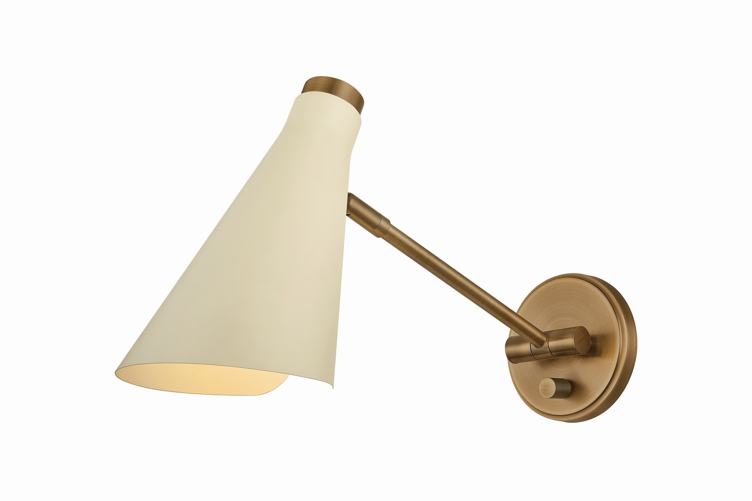 Patina Brass Wall Sconce from the Andersen Collection