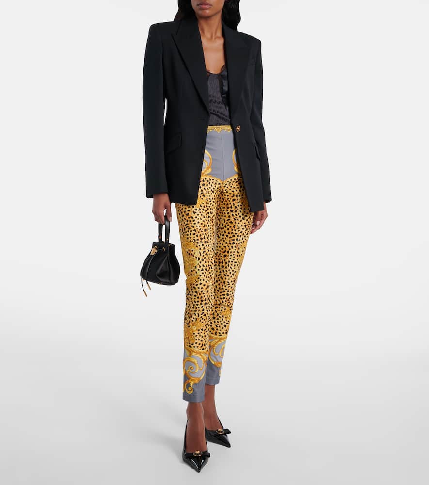 Printed jersey leggings