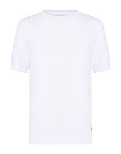 Man Sweater White Size XXL Cotton
