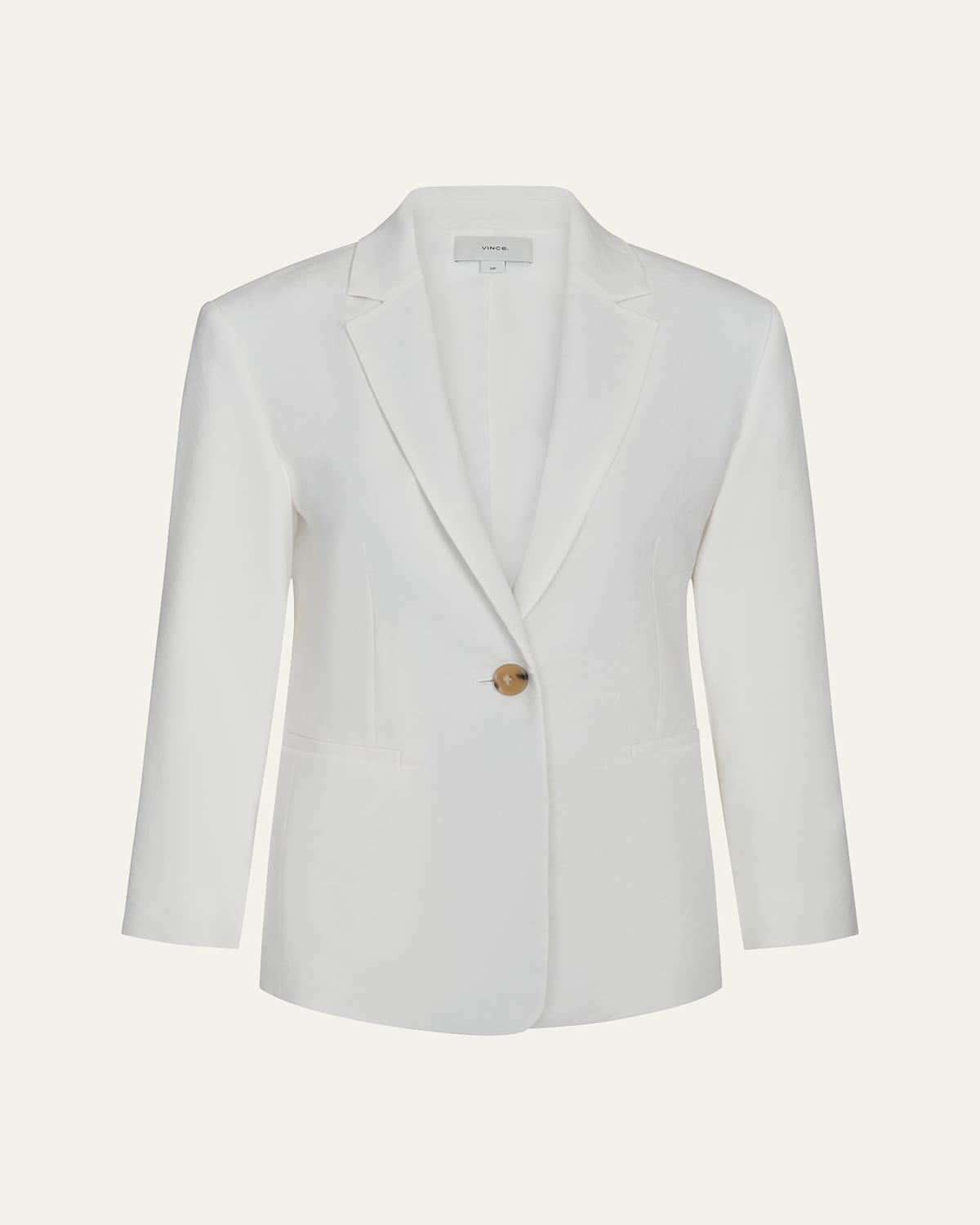 Shrunken Linen Blazer