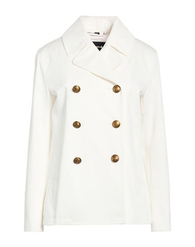 Woman Jacket White Size 4 Cotton