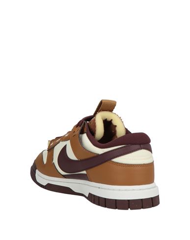 Man Sneakers Camel Size 12.5 Leather, Synthetisches Material
