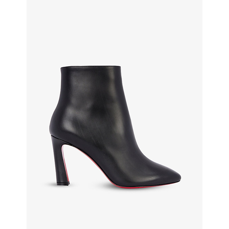 Womens Black So Eleonor 85 Leather Heeled Ankle Boots