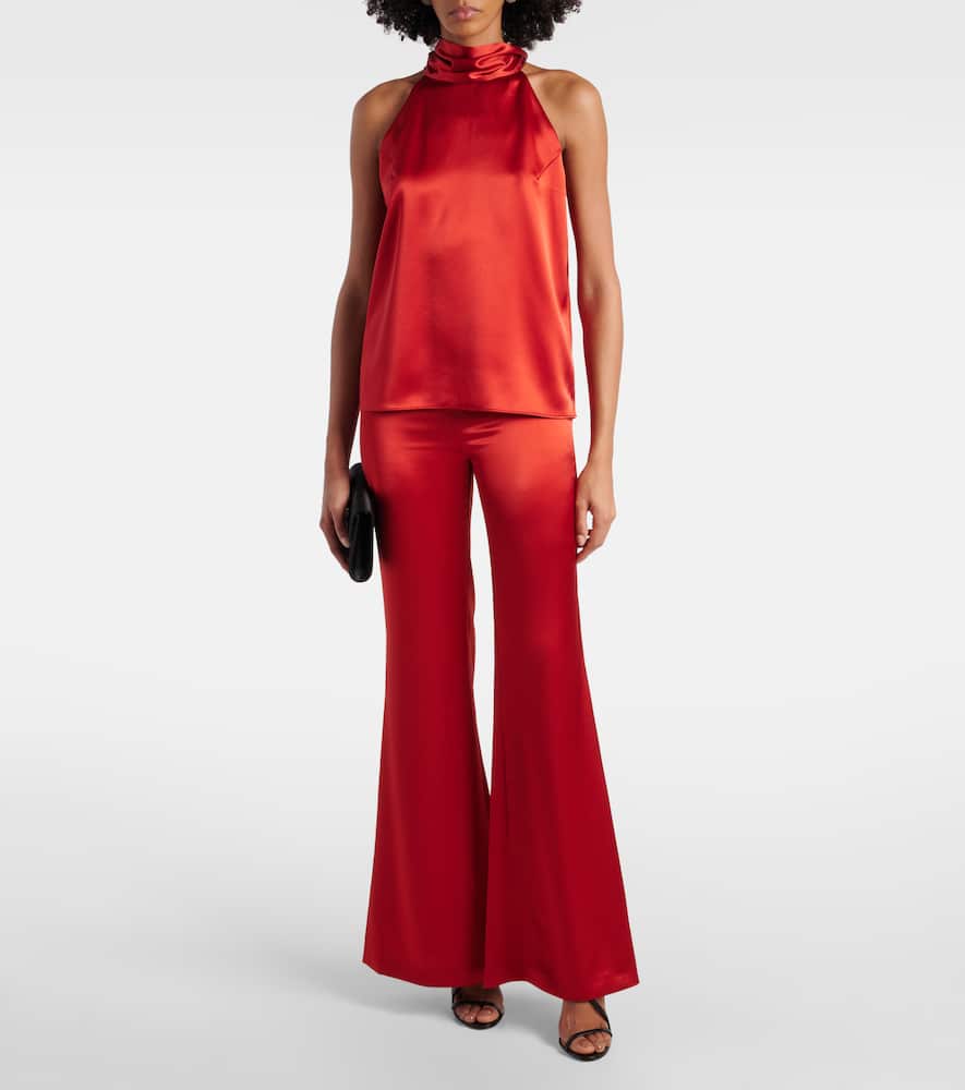 Atruvia satin wide-leg pants