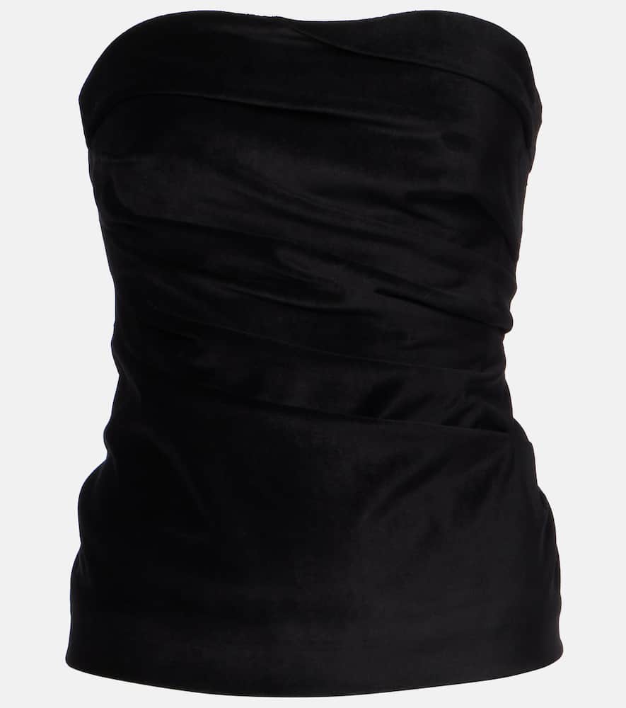 Izel velvet tube top