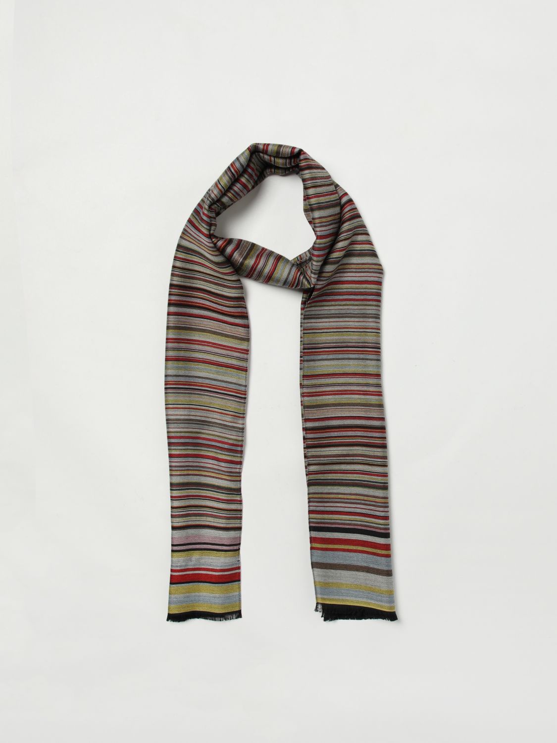 Signature Stripe scarf - Red