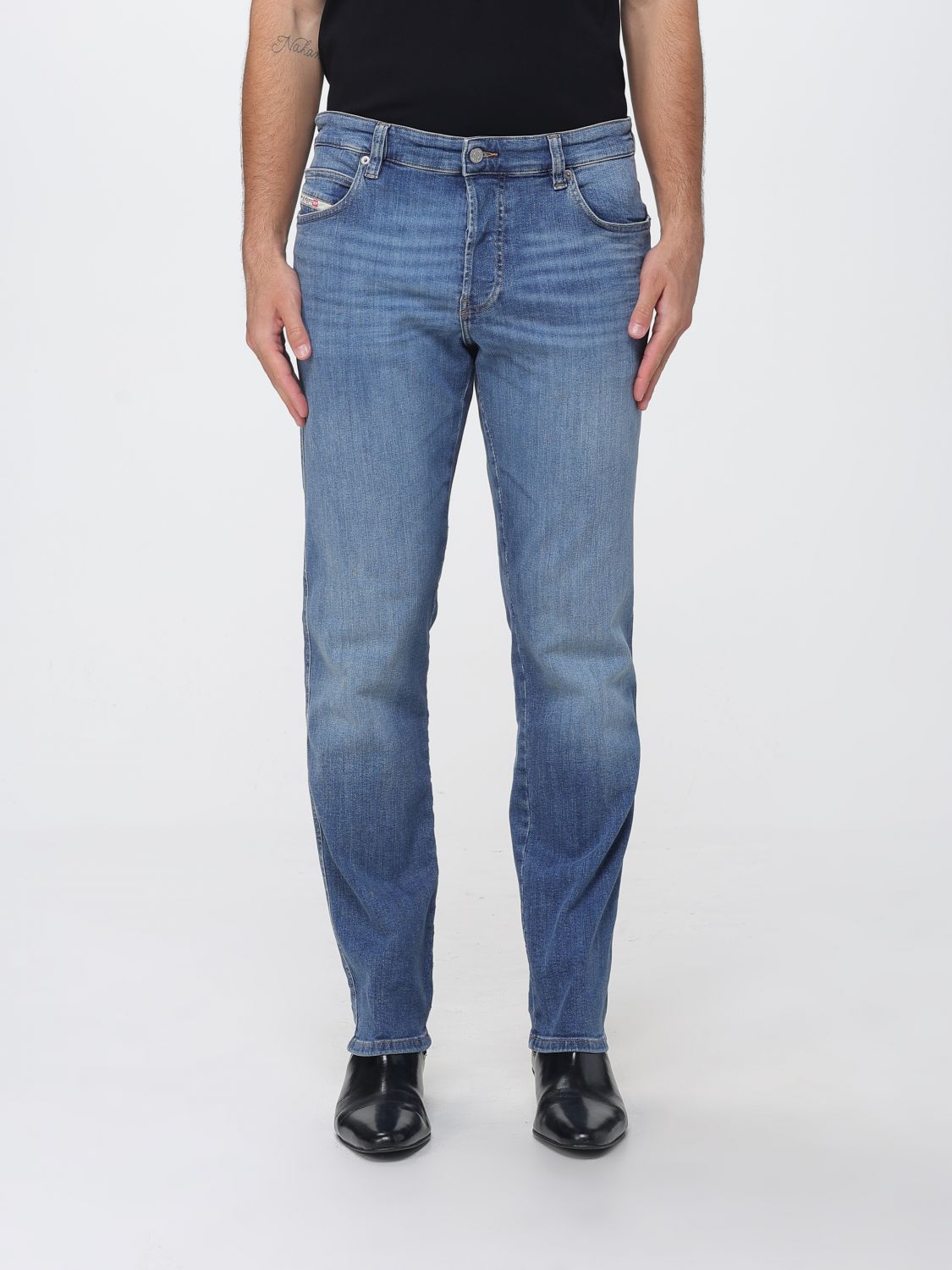 Jeans Men color Stone Washed