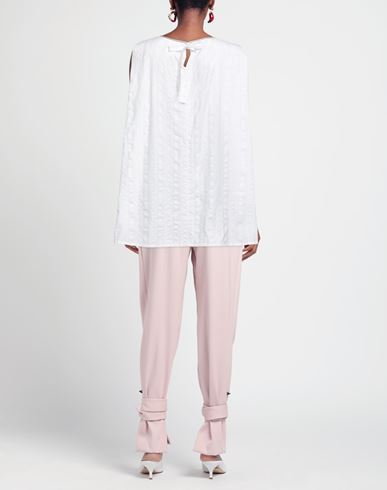 Woman Top White Size 2 Cotton, Silk