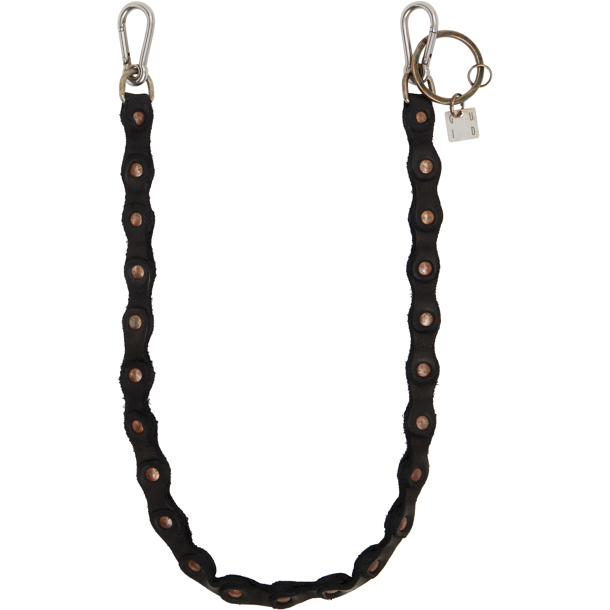 Black Leather Keychain