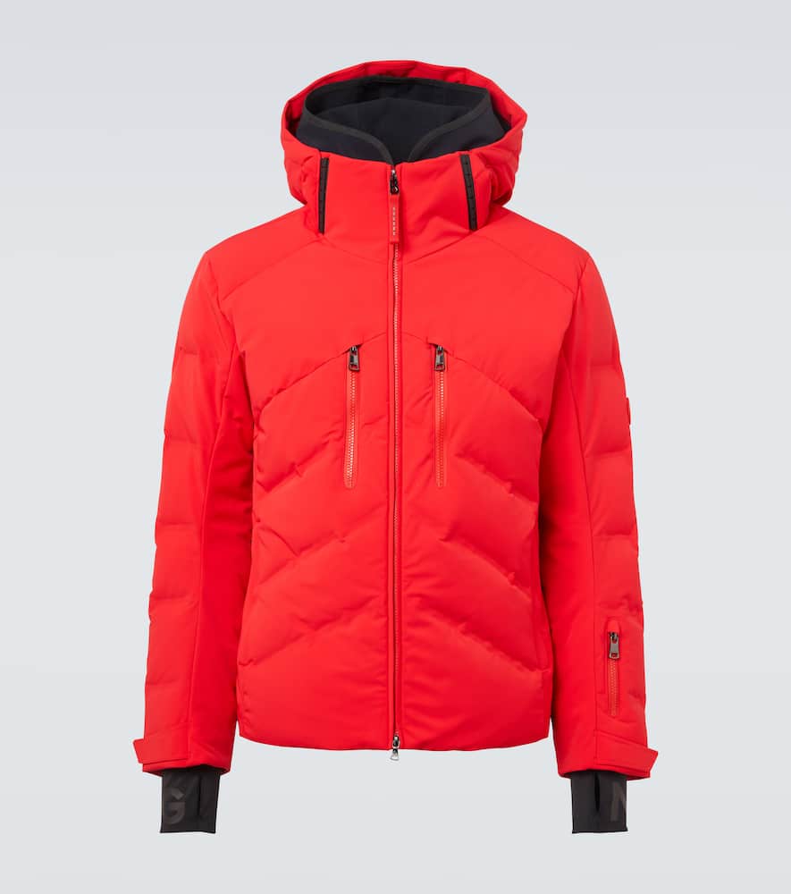 Jervis-D hooded down ski jacket