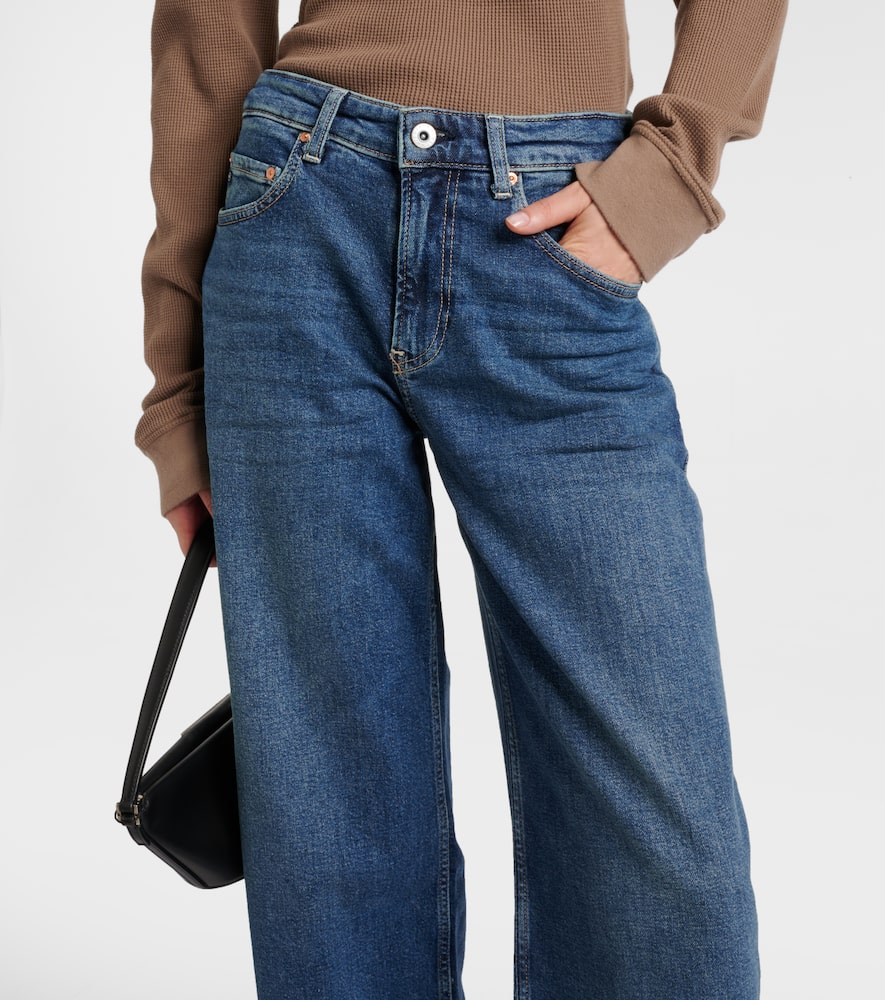 High-rise wide-leg jeans
