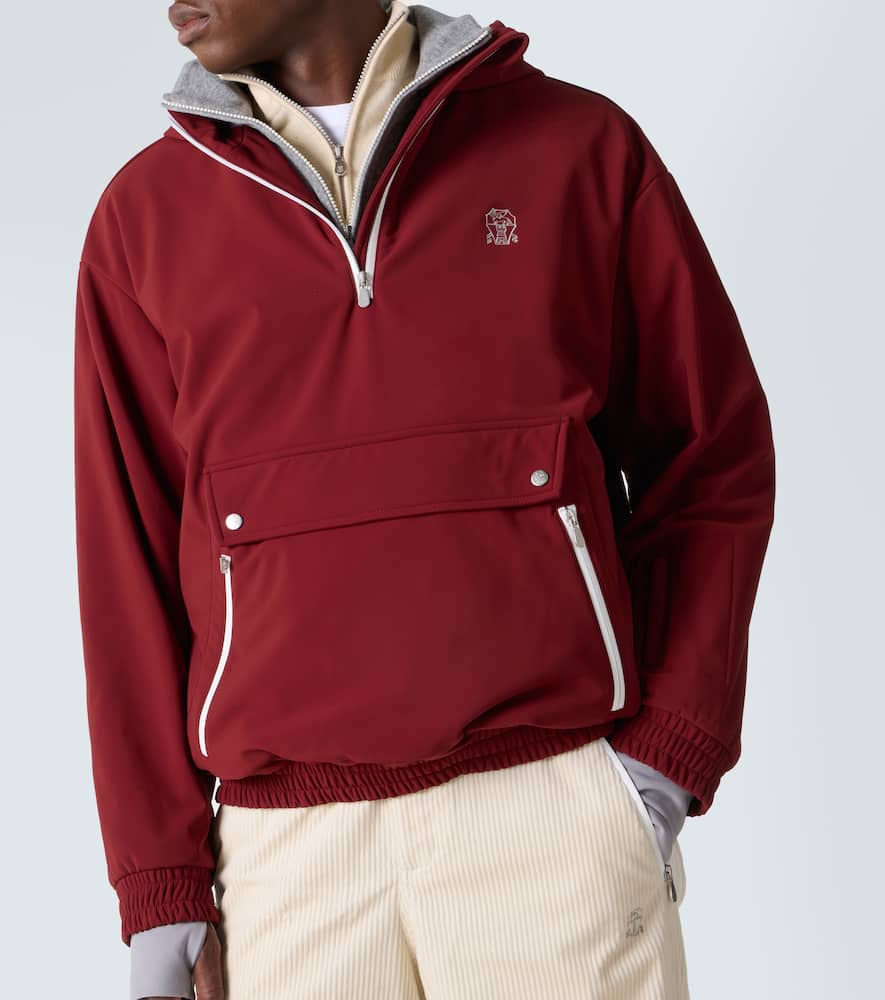 Half-zip ski jacket