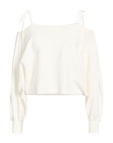 Woman Sweater Off white Size M Cotton