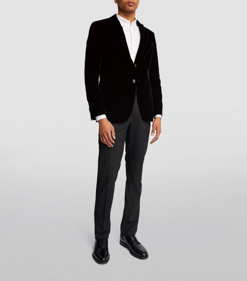Stretch-Velvet Icon George Blazer