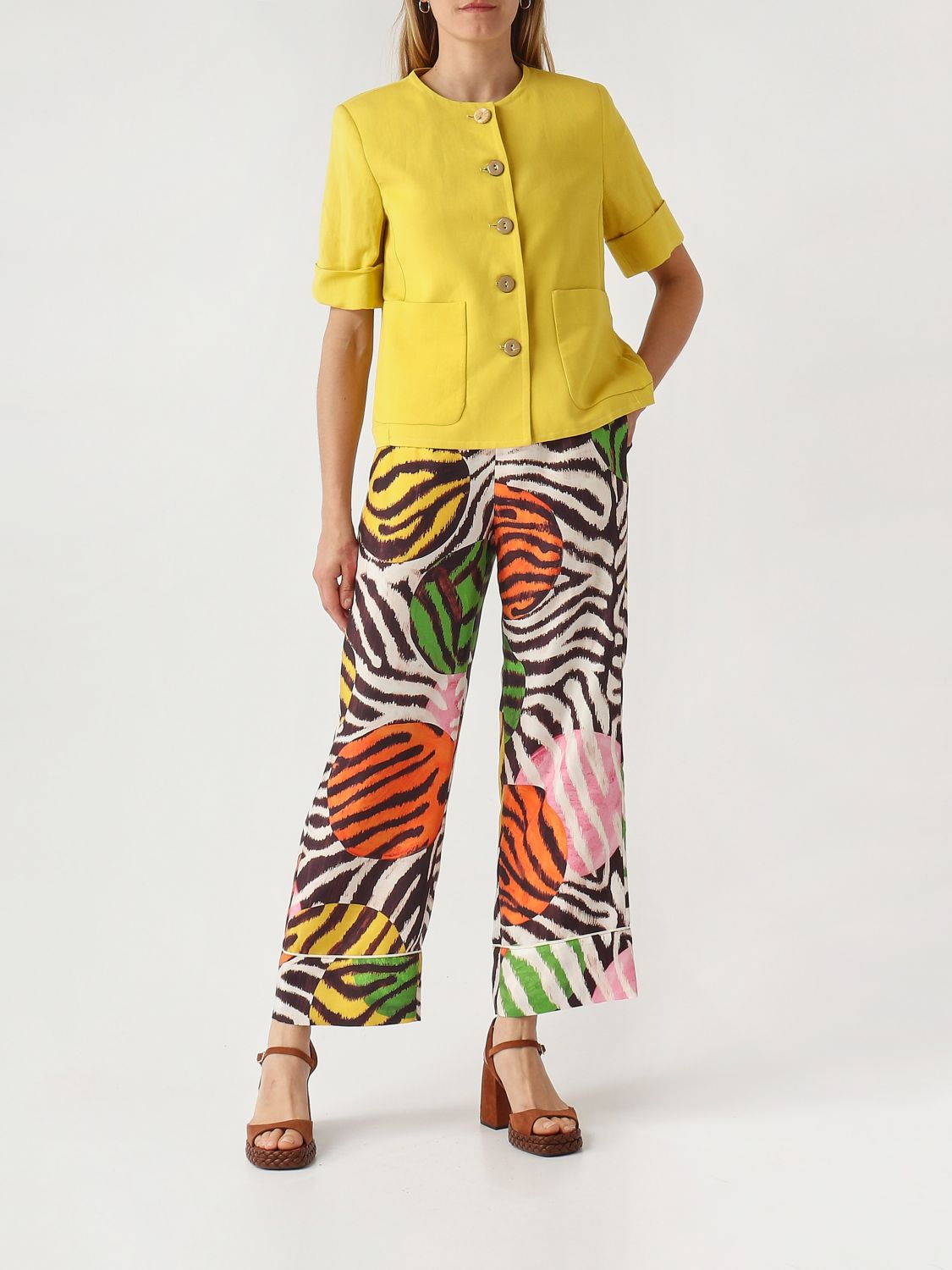 Pants Woman color Red