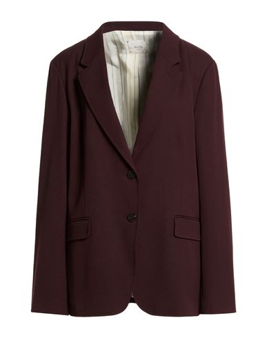 Crème Woman Blazer Burgundy Size 6 Virgin Wool
