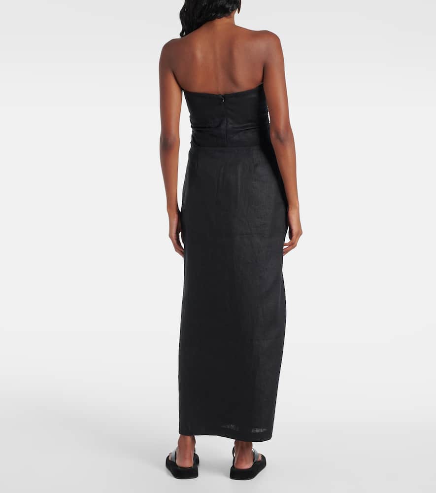 Josefina linen maxi skirt