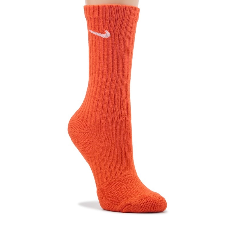 6 Pack Youth Medium Cushioned Crew Socks (Rainbow Assorted)