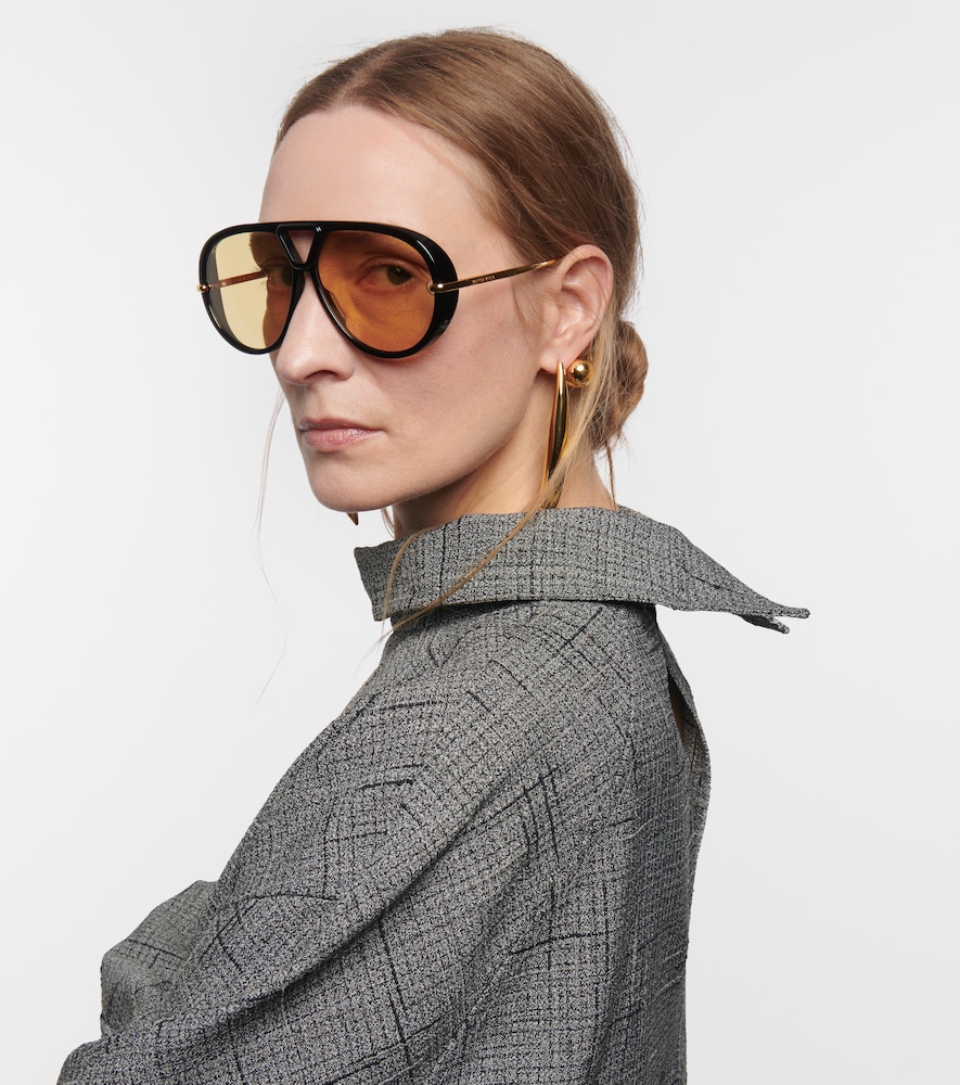 Drop aviator sunglasses