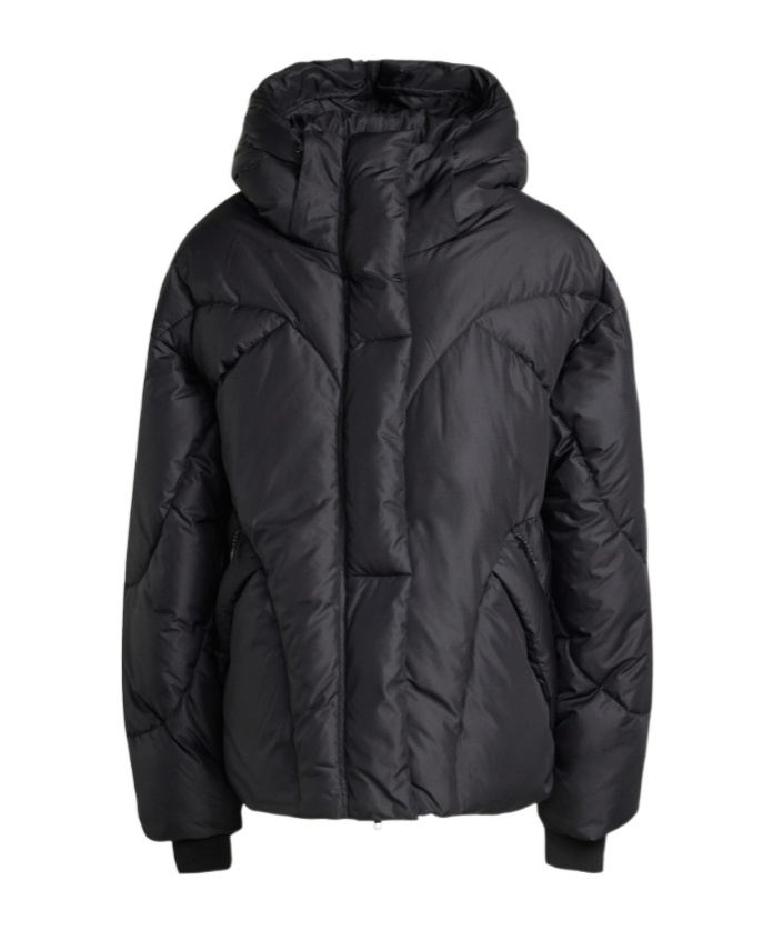 Quilted hooded jacket