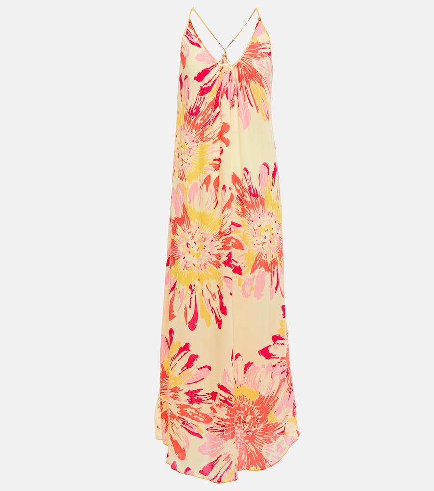 Felicia floral midi dress