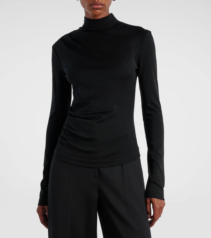 Wool turtleneck sweater