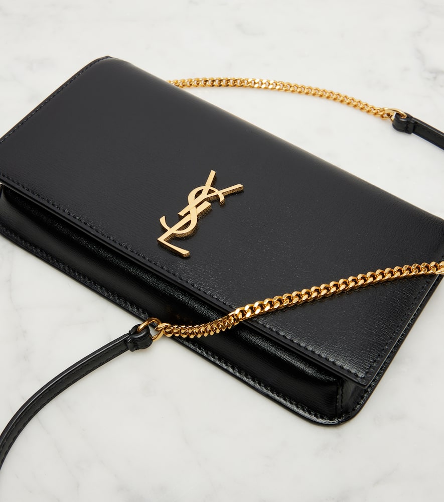 Cassandre leather phone pouch
