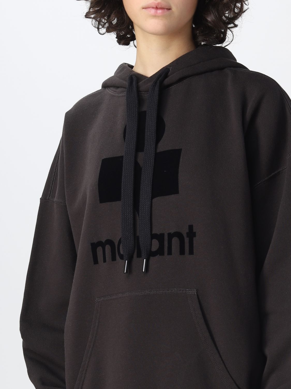 Sweatshirt Woman color Black