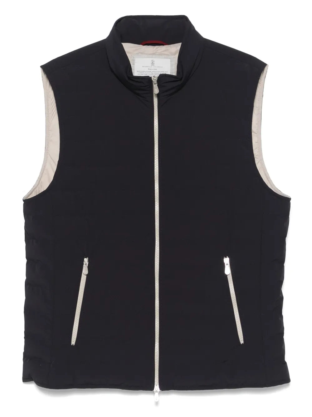 Quilted Gilet — Black