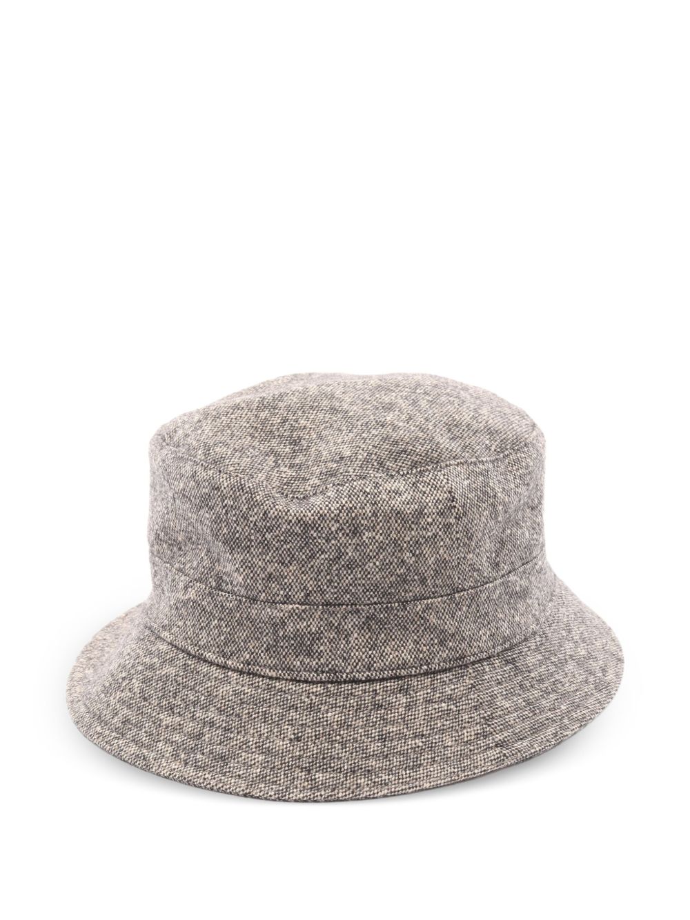 2000s cashmere bucket hat - Brown